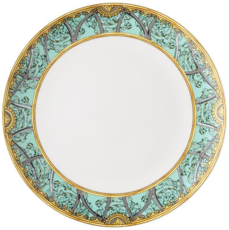 Thumbnail - Rosenthal Versace La Scala del Palazzo - Verde Speiseteller 28 cm