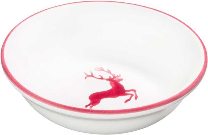 Gmundner Keramik Bordeauxroter Hirsch Müslischale klein 14 cm