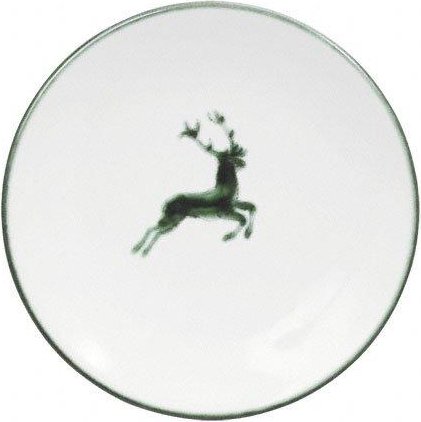 Gmundner Keramik Grüner Hirsch Kaffee-/Tee-Untertasse Cup d: 15 cm / h: 2,5 cm