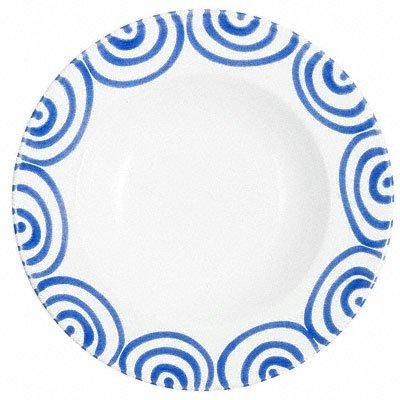 Gmundner Keramik Blaugeflammt Suppenteller Gourmet 24 cm