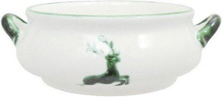 Gmundner Keramik Grüner Hirsch Suppenschale 0,37 L / h: 5,9 cm