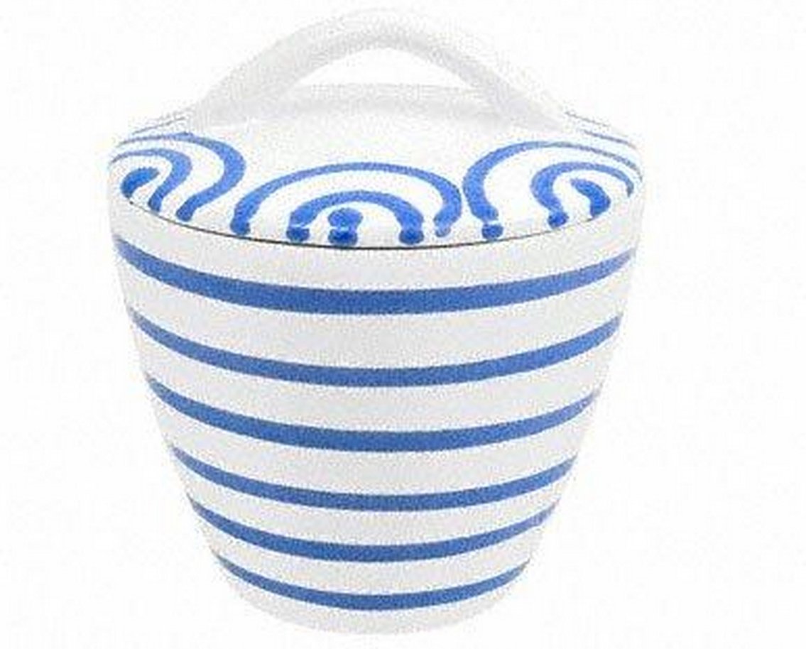 Gmundner Keramik Blaugeflammt Zuckerdose Gourmet