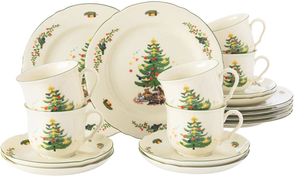 Seltmann Weiden Marie-Luise Weihnachten Kaffee-Set 18-tlg.
