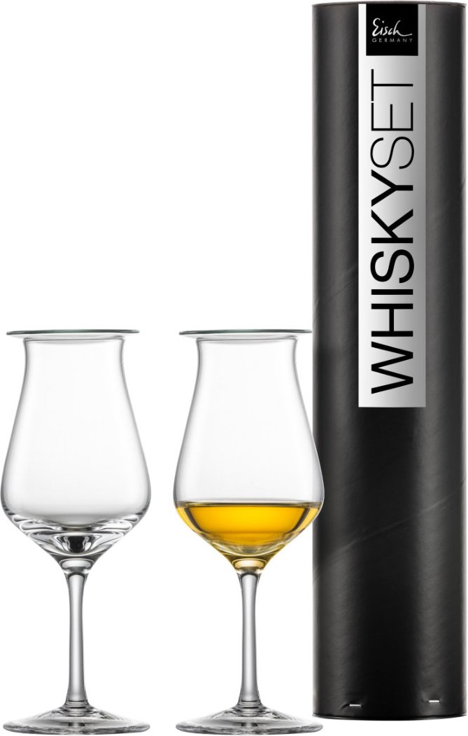 Eisch Jeunesse - Geschenksets Malt Whisky Geschenkset 2 Gläser mit Aromadeckel