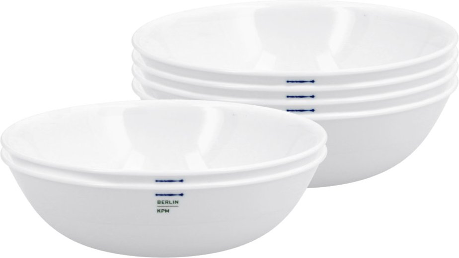 KPM LAB Weiß Schalen-Set 6-tlg. 14 cm