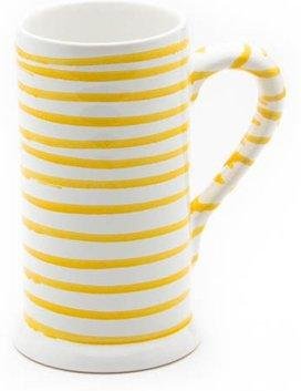 Gmundner Keramik Gelbgeflammt Bierkrug Form-A 0,5 L / h: 17 cm