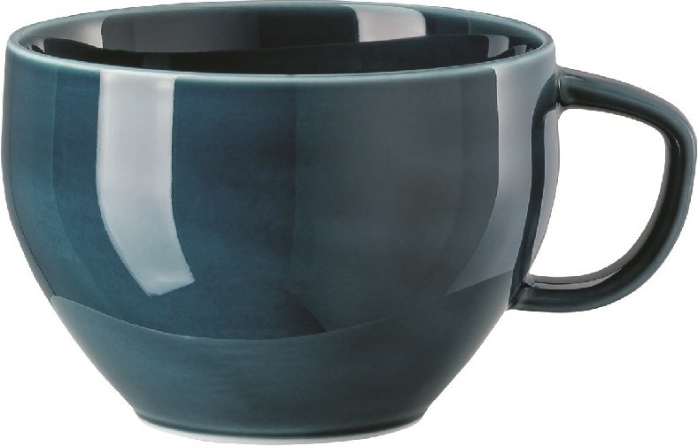 Rosenthal Junto Ocean Blue - Porzellan Cafe au Lait Obertasse 0,40 L