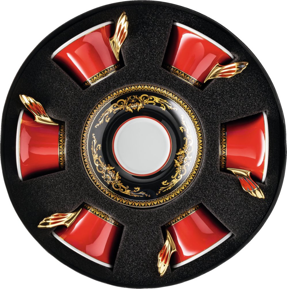 Rosenthal Versace Ikarus Medusa Set 6 Teetassen