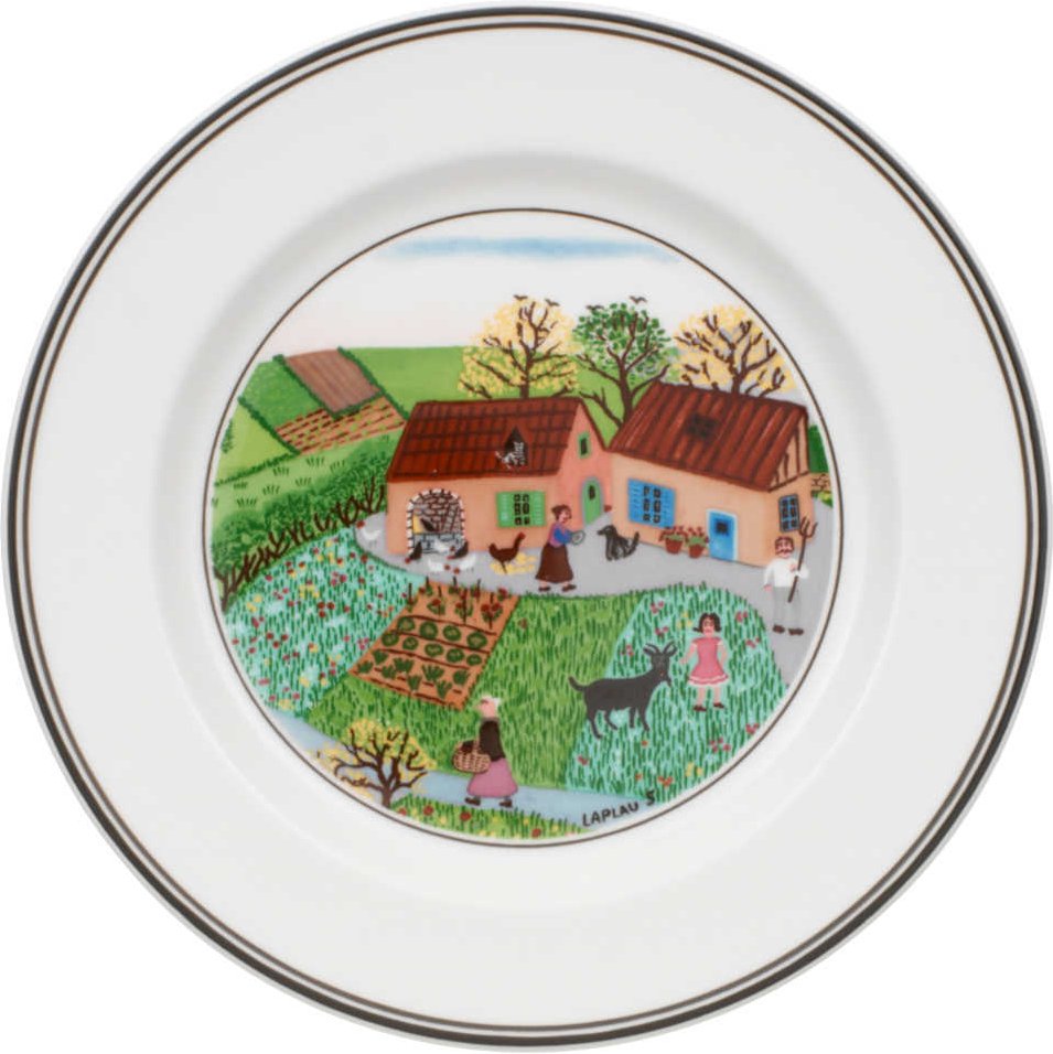 Villeroy & Boch Design Naif Brotteller Bauernhof 17 cm