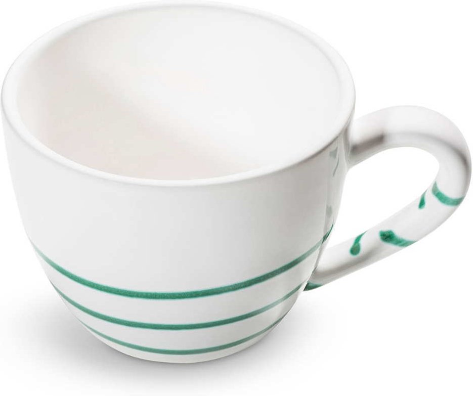 Gmundner Keramik Pur Geflammt Grün Teeobertasse Maxima 0,4 L / h: 9 cm