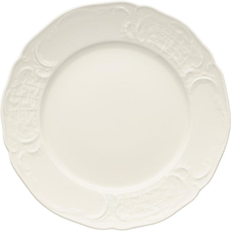 Rosenthal Sanssouci Elfenbein Platzteller / Platte rund flach 31 cm