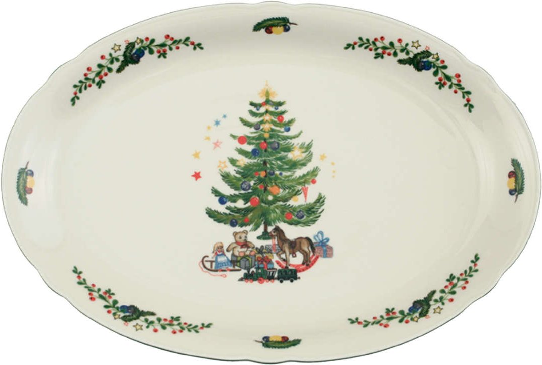 Seltmann Weiden Marie-Luise Weihnachten Platte oval 35 cm