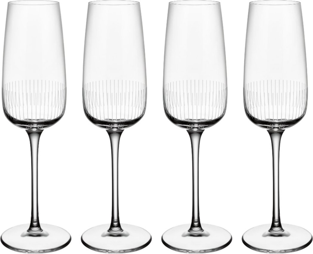Villeroy & Boch Afina Glas Champagnerglas Set 4-tlg. 0,12 L