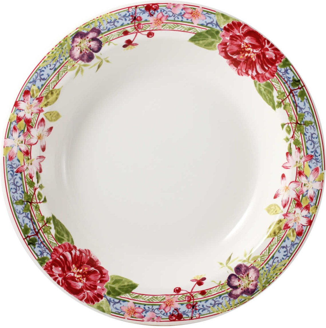 Gien 'Millefleurs' Platte rund tief Ø 31 cm