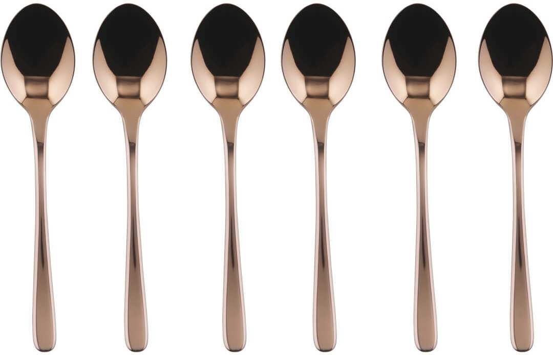 Thumbnail - Sambonet Taste - Edelstahl / PVD Kupfer Mokkalöffel-Set 6-tlg.