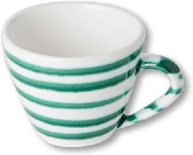 Gmundner Keramik Grüngeflammt Cappuccino-Obertasse 0,16 L / h: 6,8 cm