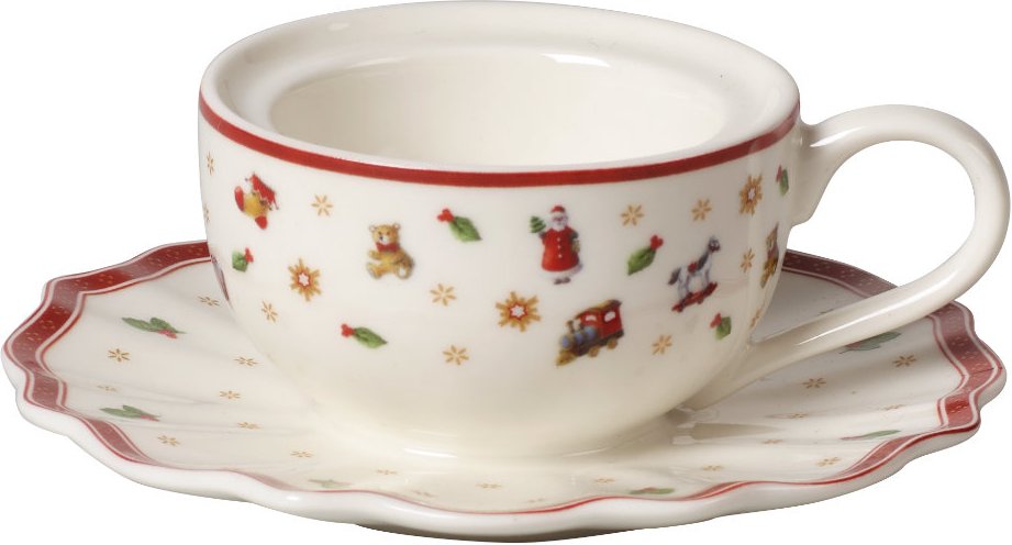 Villeroy & Boch Toy's Delight Decoration Teelichthalter Kaffeetasse - mit Teelicht 9,8x9,8x4 cm