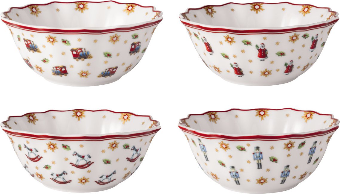 Villeroy & Boch Toy's Delight Jubiläums Schalen Set 4-tlg. 0,28 L