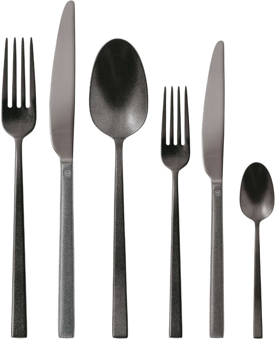 Sambonet Rock Diamond - Edelstahl / PVD 2Black Besteckset 36-tlg.