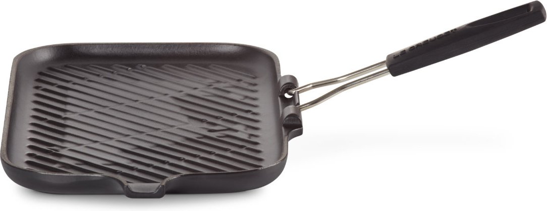 Le Creuset Grillpfannen und -platten Steakgrillplatte rechteckig Schwarz 36 cm