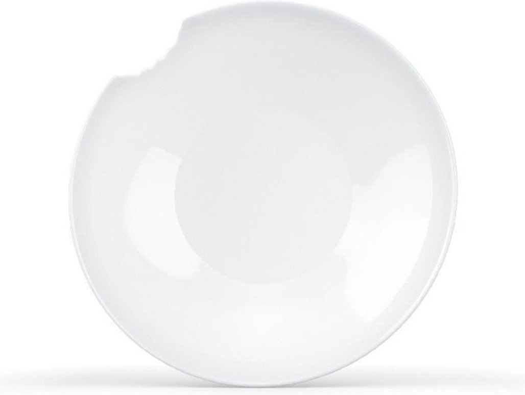 TV Tassen Tiefe Teller / Suppenteller klein mit Biss 2er Set 18 cm