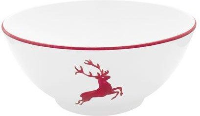 Gmundner Keramik Rubinroter Hirsch Schüssel d: 23 cm / 1,5 L