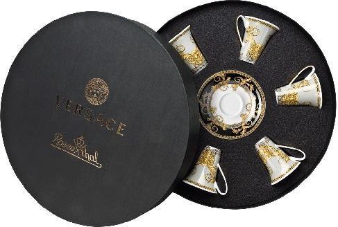 Rosenthal Versace Prestige Gala Espresso-/Mokkatassen 0,09 L Set 6-tlg.
