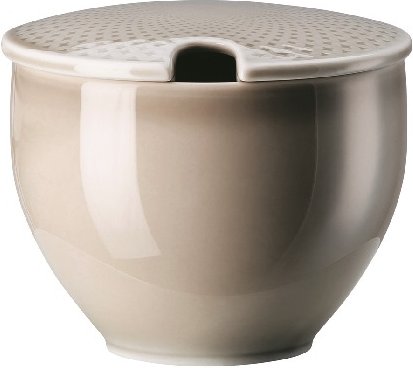 Rosenthal Junto Pearl Grey - Porzellan Zuckerdose 0,28 L