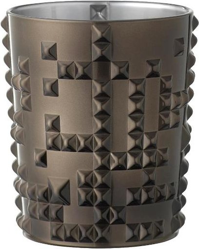 Nachtmann Punk Becher Glas - Gun Metal 0,34 L