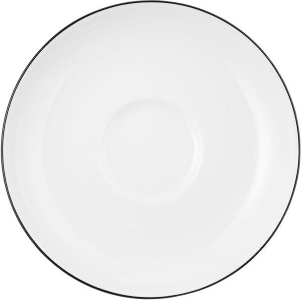 Seltmann Weiden Lido Black Line Teeuntertasse 13 cm