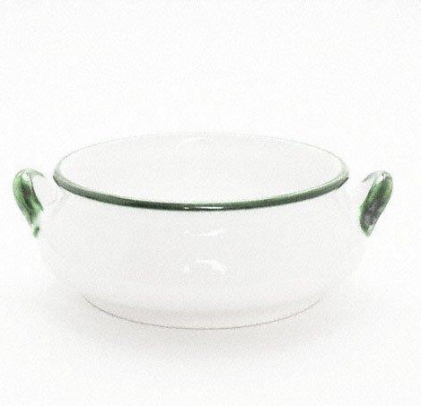 Gmundner Keramik Grüner Rand Suppenschale 0,37 l