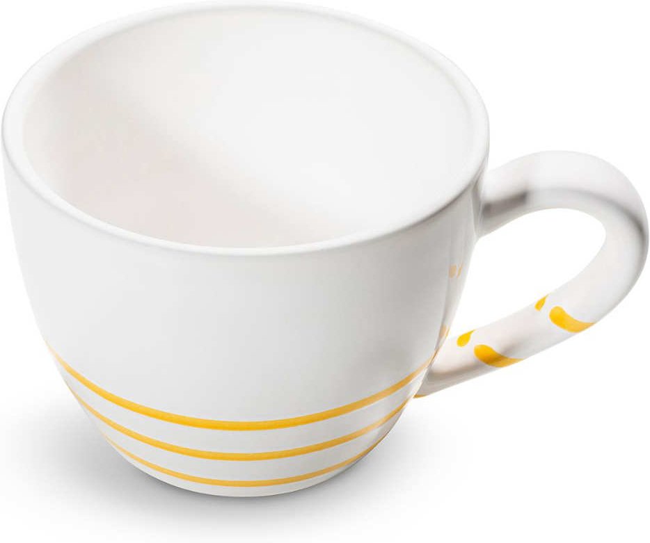 Gmundner Keramik Pur Geflammt Gelb Teeobertasse Maxima 0,4 L / h: 9 cm