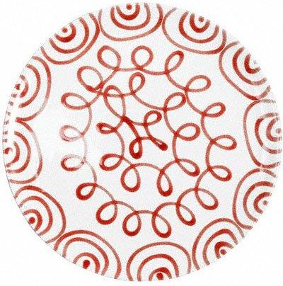 Gmundner Keramik Rotgeflammt Speiseteller Cup d: 28 cm / h: 2,6 cm