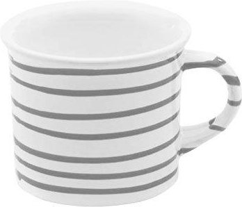 Gmundner Keramik Graugeflammt Kaffeehäferl glatt 0,24 L / h: 7,8 cm