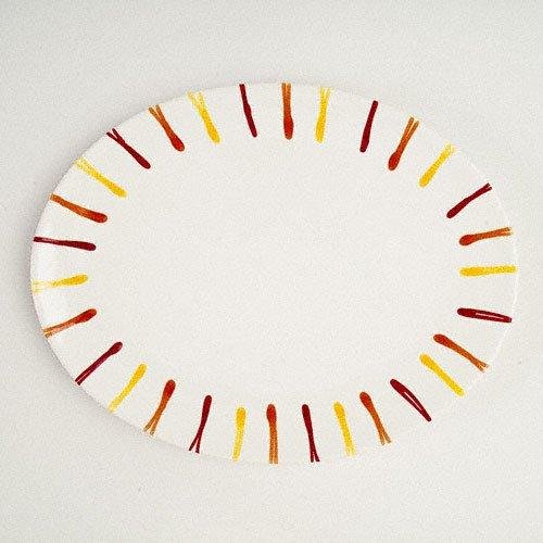 Gmundner Keramik Landlust Platte oval 33 cm