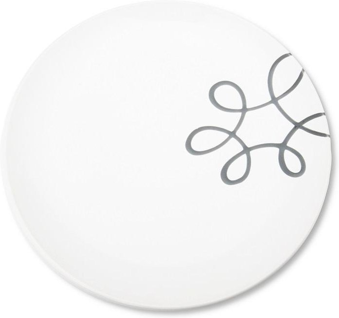 Gmundner Keramik Pur Geflammt Grau Speiseteller Cup d: 25 cm / h: 2,8 cm