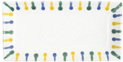 Gmundner Keramik Buntgeflammt Snack Schale 22 x 11 cm