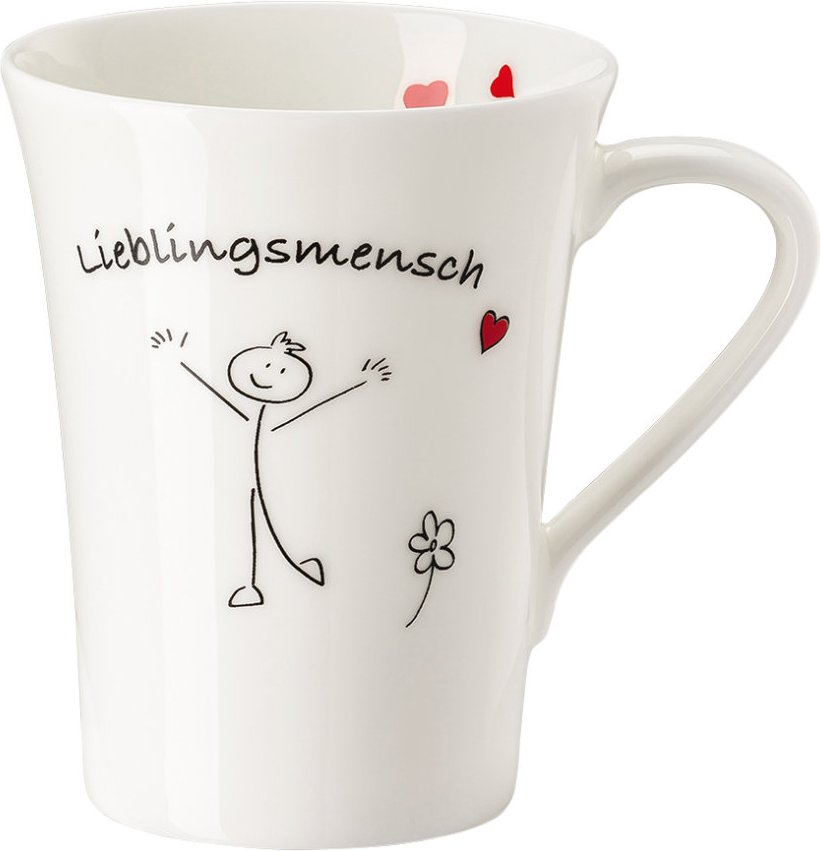 Hutschenreuther My Mug Collection Wort - Lieblingsmensch Becher mit Henkel 0,40 L