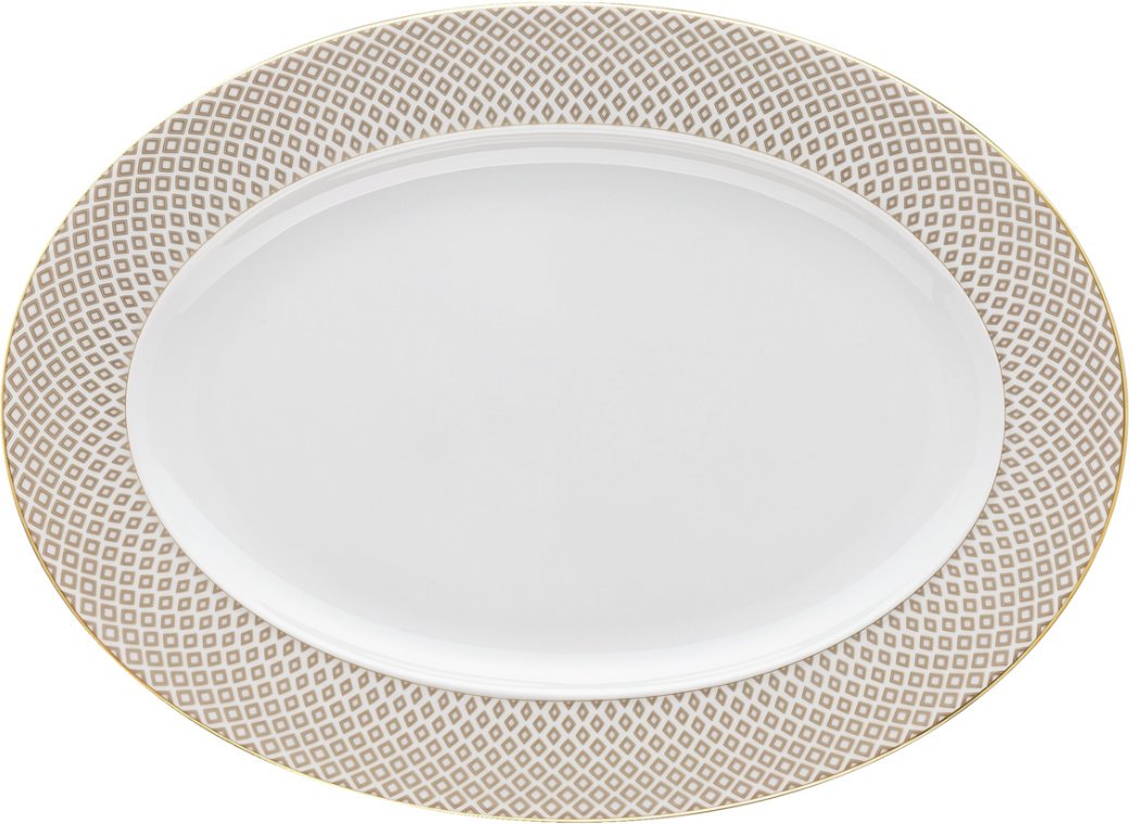 Rosenthal Francis Carreau Beige Platte 34 cm