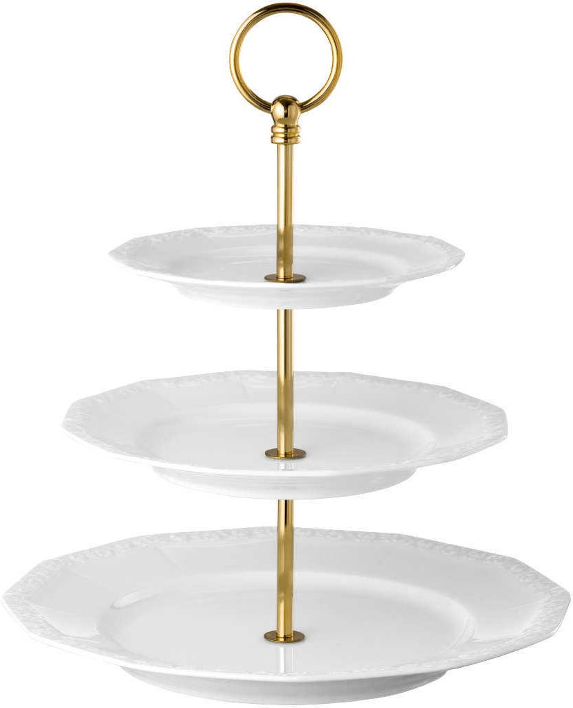 Rosenthal Maria Weiß Etagere 17/21/26 cm