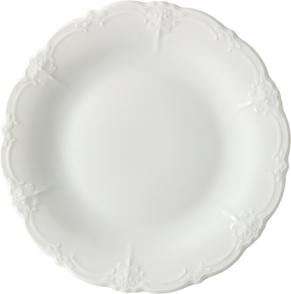 Hutschenreuther Baronesse Weiß Speiseteller 25 cm