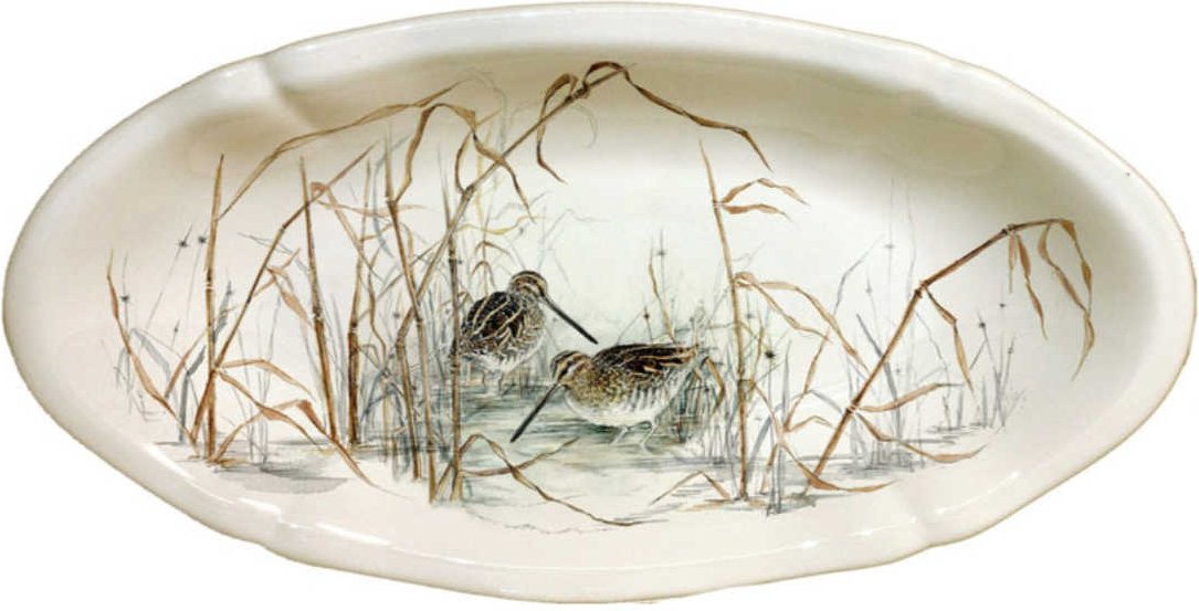 Gien 'Sologne' Beilage 27,8 x 14,2 cm