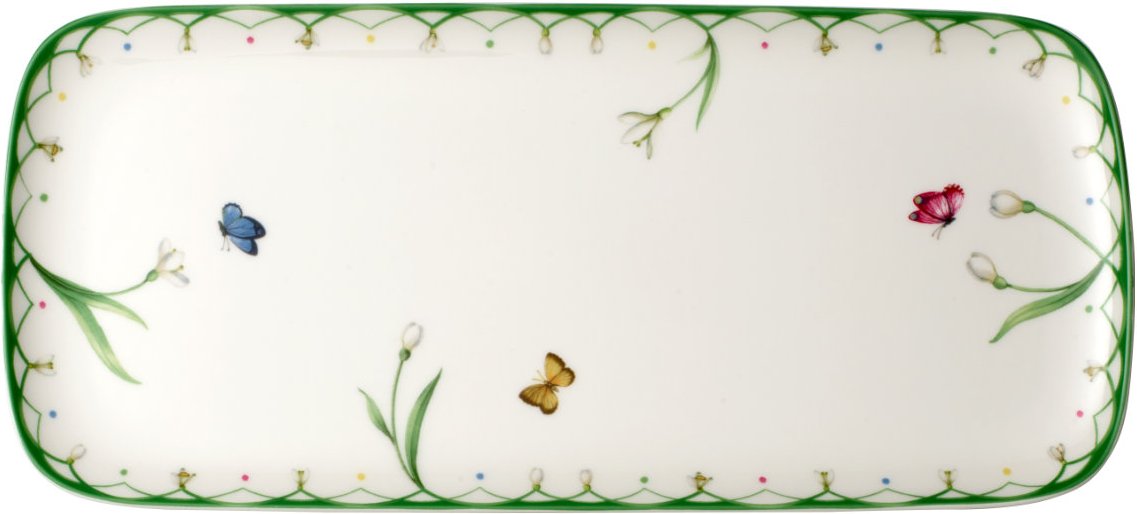 Villeroy & Boch Colourful Spring Kuchenplatte rechteckig 35x16 cm