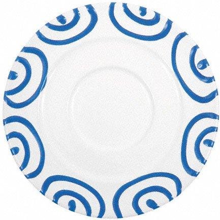 Gmundner Keramik Blaugeflammt Kaffee-Untertasse Gourmet 16 cm