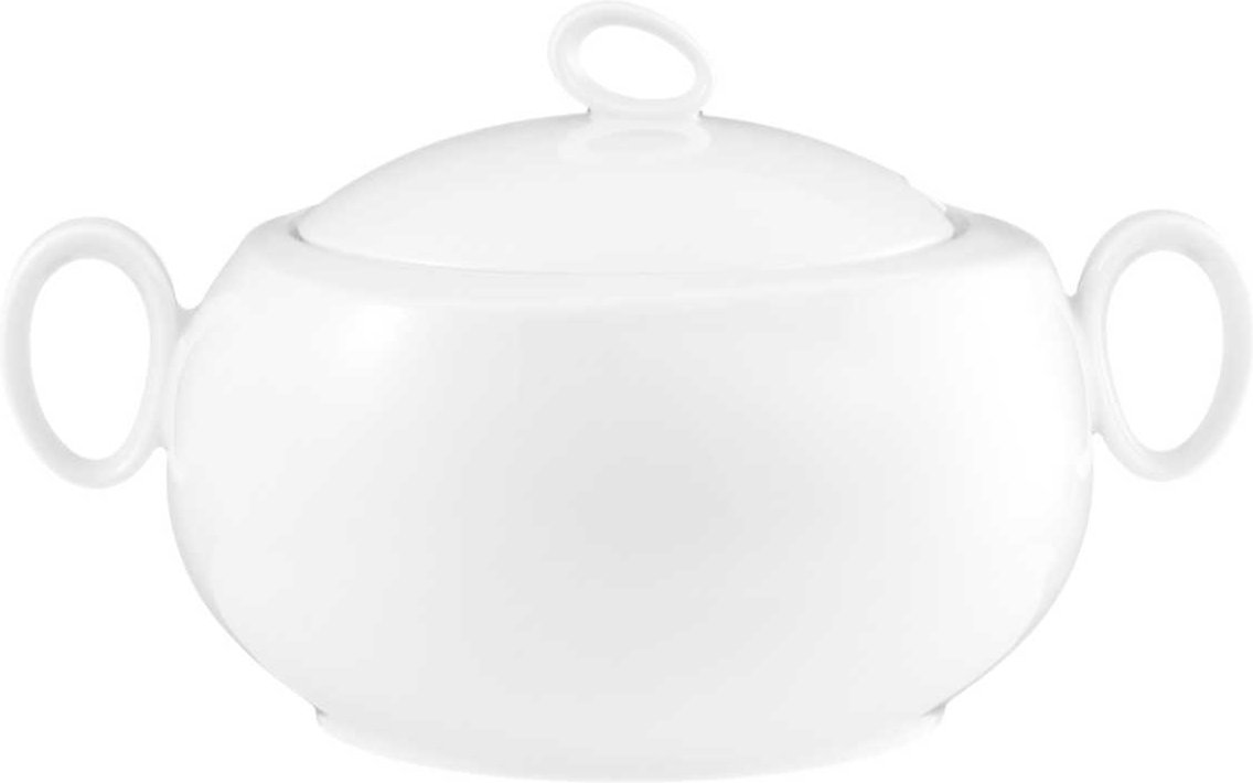 Seltmann Weiden Trio Weiß Schüssel mit Deckel 3,20 L