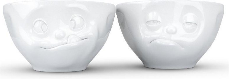 TV Tassen Schälchen Set 2-tlg. - lecker & verpennt 0,20 L