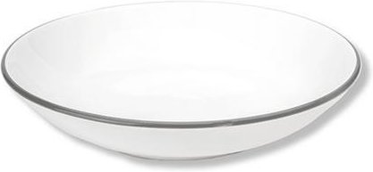 Gmundner Keramik Grauer Rand Suppenteller ohne Fahne Classic 20 cm