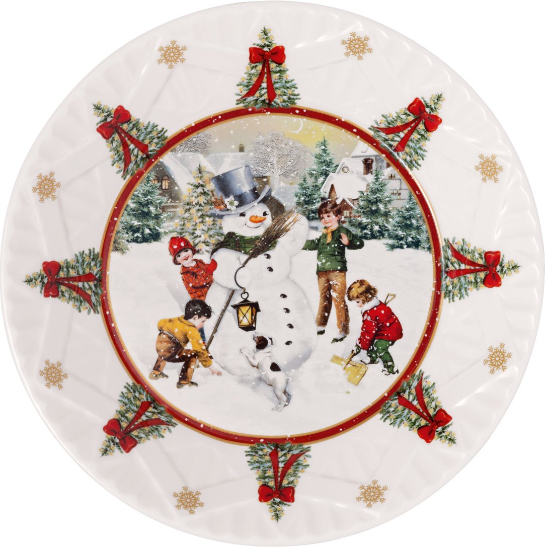 Villeroy & Boch Toy's Fantasy Schale groß - Schneemann 25 cm