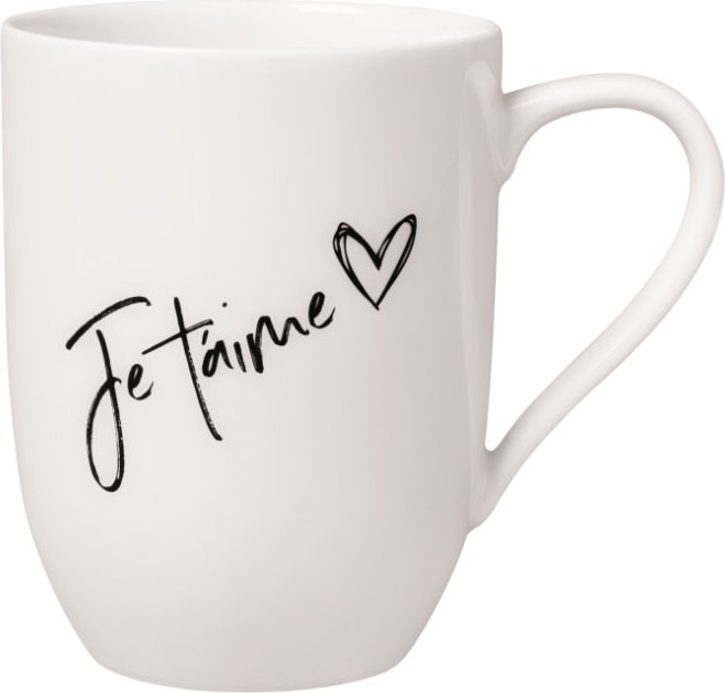 Villeroy & Boch Statement Becher mit Henkel - Je t'aime 0,28 L