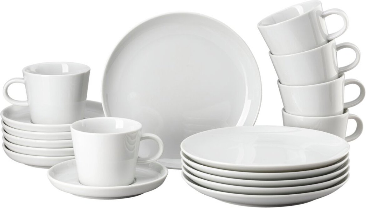 Thomas Cucina Bianca Weiß Kaffee-Set 18-tlg.